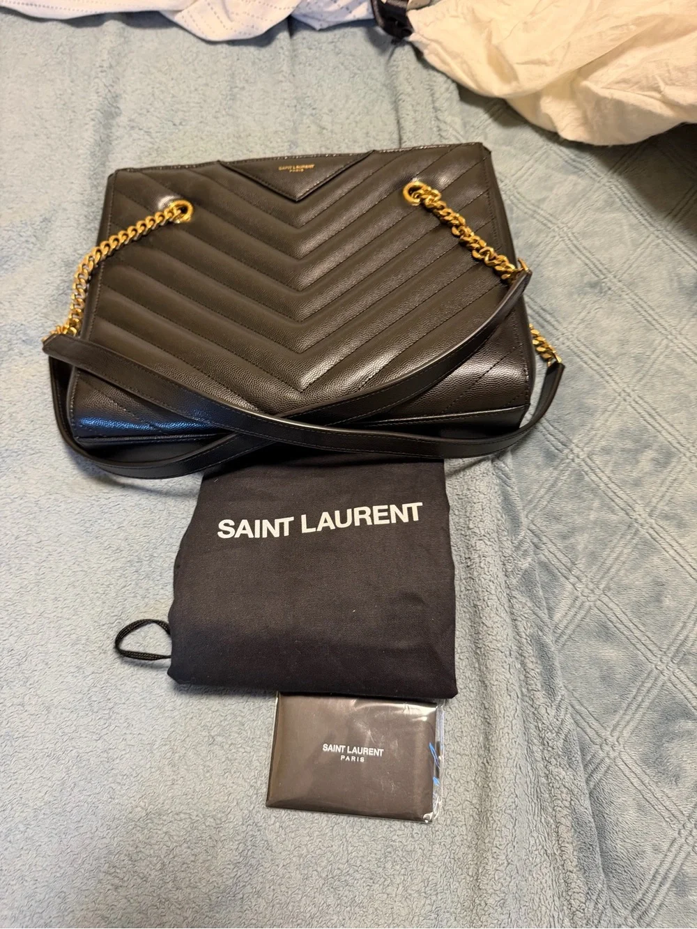 Saint Laurent straps accent